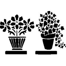 Stencil Sarayi Boyama Şablon Çiçek ve Meyve - 4747