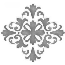 Stencil Sarayi Boyama Şablon Damask Çini Mandala - 4039