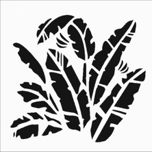 Stencil Sarayi Boyama Şablon Çiçek ve Meyve - 8179