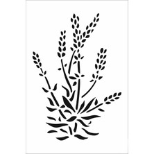 Stencil Sarayi Boyama Şablon Çiçek ve Meyve - 8512