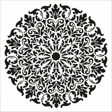 Stencil Sarayi Boyama Şablon Damask Çini Mandala - 8922