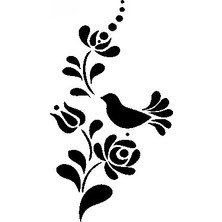 Stencil Sarayi Boyama Şablon Çiçek ve Meyve - 4745