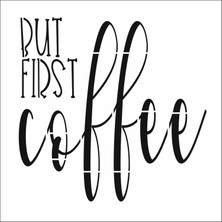 Stencil Sarayi Boyama Şablon Mutfak Obje ve Yazıları - 8066