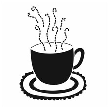 Stencil Sarayi Boyama Şablon Mutfak Obje ve Yazıları - 7925