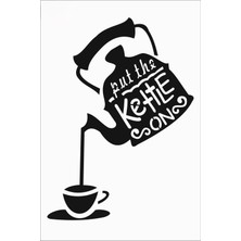 Stencil Sarayi Boyama Şablon Mutfak Obje ve Yazıları - 8291