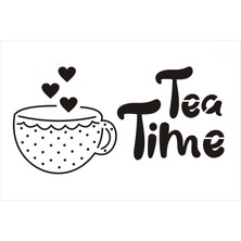 Stencil Sarayi Boyama Şablon Mutfak Obje ve Yazıları - 8800