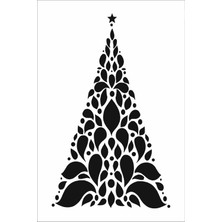 Stencil Sarayi Boyama Şablon Yeni Yıl - 4102