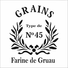 Stencil Sarayi Boyama Şablon Yazı ve Numaralar - 7957