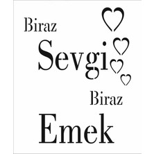Stencil Sarayi Boyama Şablon Yazı ve Numaralar - 8389