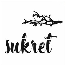 Stencil Sarayi Boyama Şablon Yazı ve Numaralar - 8424