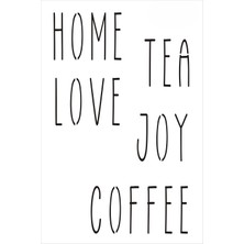 Stencil Sarayi Boyama Şablon Yazı ve Numaralar - 8817