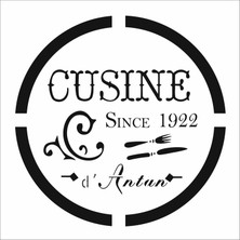 Stencil Sarayi Boyama Şablon Yazı ve Numaralar - 4419