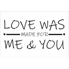 Stencil Sarayi Boyama Şablon Yazı ve Numaralar - 8461