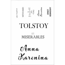 Stencil Sarayi Boyama Şablon Yazı ve Numaralar - 8014