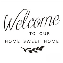 Stencil Sarayi Boyama Şablon Yazı ve Numaralar - 8752