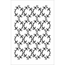 Stencil Sarayi Boyama Şablon Zemin Deseni - 4364