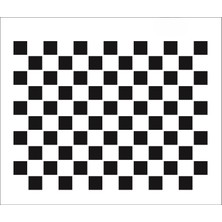 Stencil Sarayi Boyama Şablon Zemin Deseni - 1202