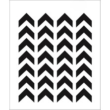 Stencil Sarayi Boyama Şablon Zemin Deseni - 1197