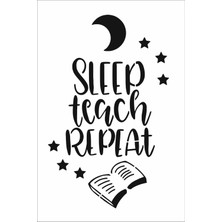 Stencil Sarayi Boyama Şablon Yazı ve Numaralar - 8913