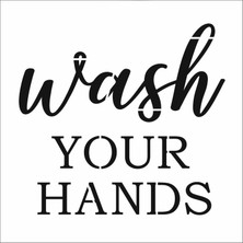 Stencil Sarayi Boyama Şablon Yazı ve Numaralar - 8901