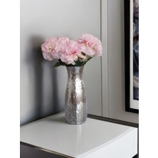 Işıltı Home Desıng Aynalı Cam Vazo Gri