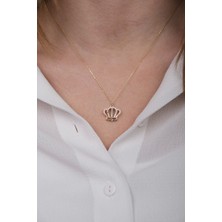 Güzide Kuyumcu Güzide 14 Ayar Altın Taç Kolye