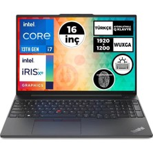 Lenovo Thinkpad E16 G1 I7-1355U 40GB 512GB SSD 16" Wuxga Windows 11 Pro Taşınabilir Bilgisayar 21JN0007TX 027