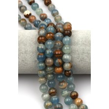 Alibaba Doğaltaş Mavi Kalsit Doğal Taş Dizi 10 mm Küre Kesim