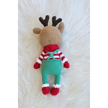 Kelebeğin Rüyası Hobi Evi Amigurumi Sevimli, Organik, Uyku Arkadaşı Geyik