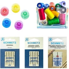 Ofis Turka Dikiş Paketi (50 Masura, 10 Renkli Iplik, Iğne Çeşitleri)