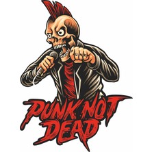Sticker Usta Punk Kurukafa Metalica Araba Oto Motosiklet Sticker 00033