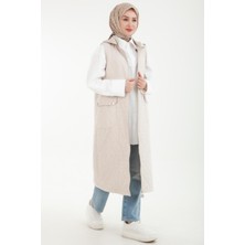 Armine Trend Kapitone Görünümlü Bahar Yeleği 24YT549