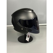 JK20 Scharf JK-526 Güneş Vizörlü Yarım Kask