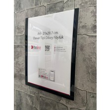 Yönline A4 Dikey Kolay Değiştirilebilir Kapı ve Duvar Tipi Föylük Pano