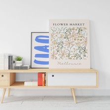 Pegziz Melbourne Avustralya Botanik Renkli Çiçekler Dekoratif Kanvas Tablo - Modern Duvar Dekorasyon Sanatı