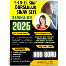 Enine Boyuna Eğitim 2025 9-10-11. Sınıf Bursluluk Sınav Seti (6 Fasikül Kitap)