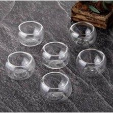 Mien 6'lı Çift Cidarlı Mini Sosluk Lokumluk 50 ml