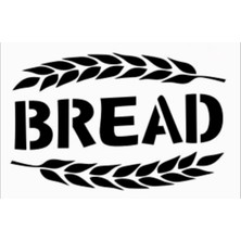 Stencil Sarayi Boyama Şablon Mutfak Obje ve Yazıları - 8187