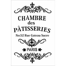 Stencil Sarayi Boyama Şablon Yazı ve Numaralar - 7958