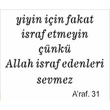 Stencil Sarayi Boyama Şablon Yazı ve Numaralar - 8391