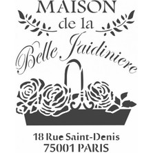 Stencil Sarayi Boyama Şablon Yazı ve Numaralar - 4391