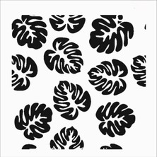 Stencil Sarayi Boyama Şablon Çiçek ve Meyve - 8176