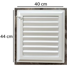 Ubm 40X44 Banyo Wc Havalandırma Menfezi Yapışkanlı (Cam Menfez )