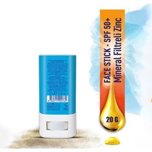 Eda Taşpınar Spf 50+ Mineral Filtreli Mavi Zinc Stick