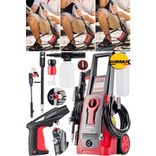 Stilmax Germany Yüksek Performans Bl Motor Bakır Sargılı 150BAR Basınçlı Oto ve Bahçe Yıkama Makinesi