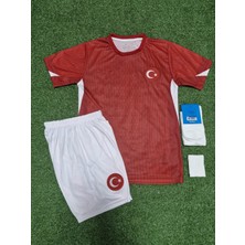 BySportakus Türkiye Euro 2024 Arda Güler 8 Numara Çocuk Forması 4'lü Set (Red)