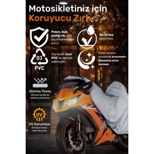 Breen Cf Moto 450SR Gri Su Geçirmez Motosiklet Brandası Premium