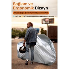 Breen Ramzey Prestige Gri Su Geçirmez Motosiklet Brandası Premium