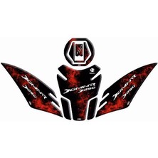 Bajaj Dominar 250 2020 - 2024 Uyumlu Tank Pad Set 008