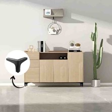 HomeArt Nepa 12 cm Metal Mobilya Ayağı Dolap Koltuk Tv Sephası Ayakları